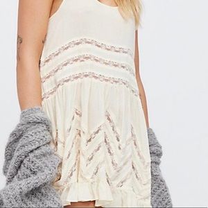 Free People Lace Trapeze Dress